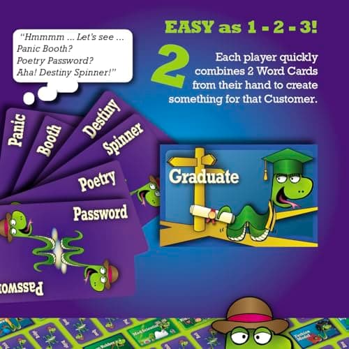 SNAKE OIL - The Silly Selling Party Game - Funny Group 3-10 Player Card Games - Fun Travel Activity for Friends and Family - Booster Shot Expansion for Ages 10+