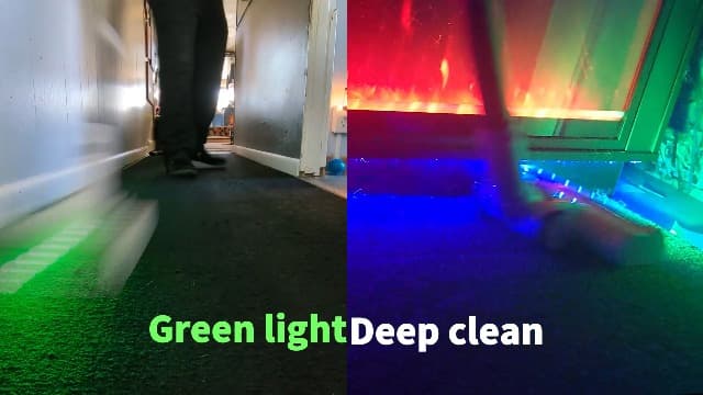 Maircle Cordless Stick Vacuum Cleaner for Home, Lightweight Rechargeable Vacuum with 55min Runtime, Powerful Suction, Green LED Headlight, 9-in-1 Pet Hair Carpet & Hardwood Floor Cleaner