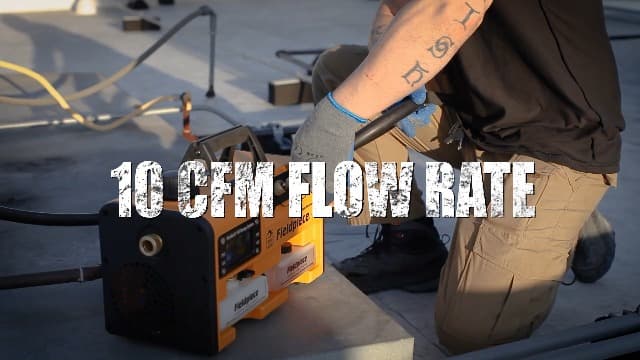 Fieldpiece VP67 Vacuum Pump – 6 CFM, 1/2 HP DC Motor, RunQuick Oil Change System – Portable - Professional HVAC Tool - A2L Compatible