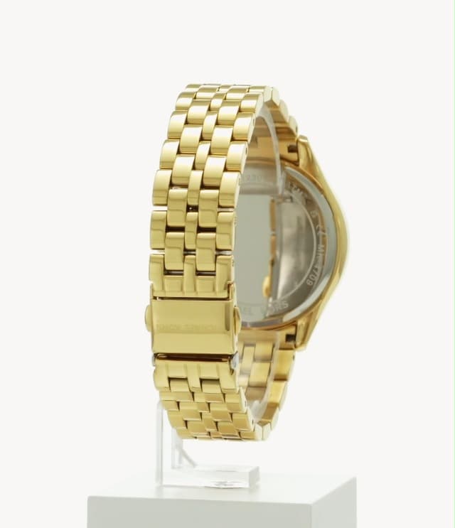 Michael Kors Harlowe Women's Watch, Stainless Steel and Pavé Crystal Watch for Women with Steel or Leather Band