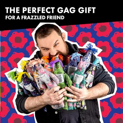 Dammit Doll - Classic Random Color, Stress Relief - Gag Gift - 1 Doll