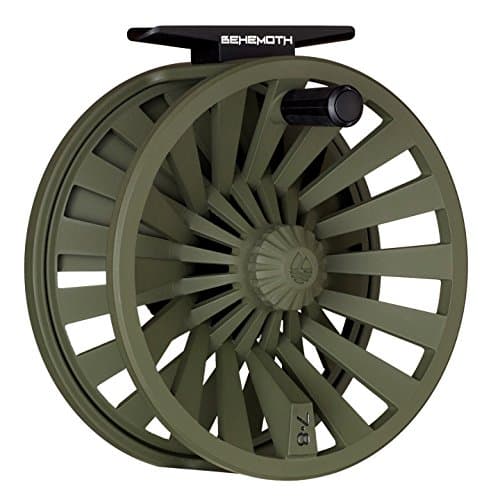 Redington Behemoth Fly Reel – Heavy-Duty Carbon Drag, Large Arbor, Die-Cast Frame & Deep V-Spool – Freshwater & Saltwater Fly Fishing Reel for Trout, Bass, Salmon & Big Game – 5/6 to 11/12 Weights