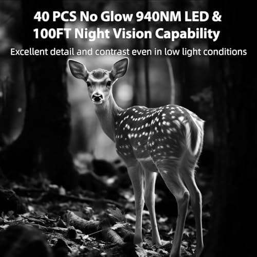 BLAZEVIDEO Game & Trail Camera 32MP Photo & 1296P Video with 100ft Night Vision Motion Activated 0.1s Trigger Speed Waterproof for Home Security, Outdoor Wildlife Scouting