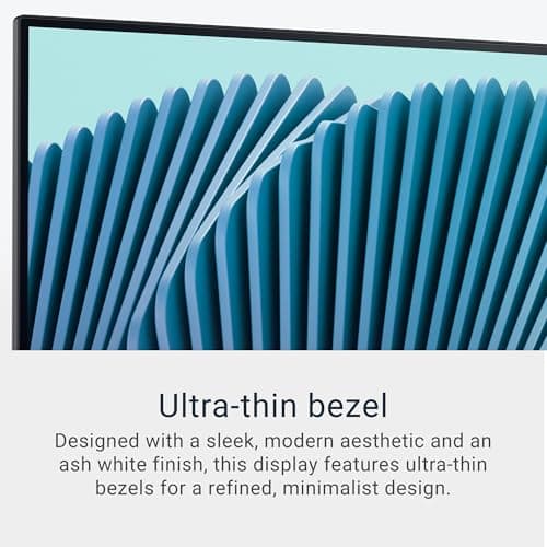 Dell 32 Plus 4K Monitor - S3225QS - 31.5-inch 4K (3840 x 2160) up to 120Hz 16:9 Display, VA Panel, AMD FreeSync Premium, 99% sRGB, 95% DCI-P3, 1500:1 Contrast Ratio, Comfortview - Ash White