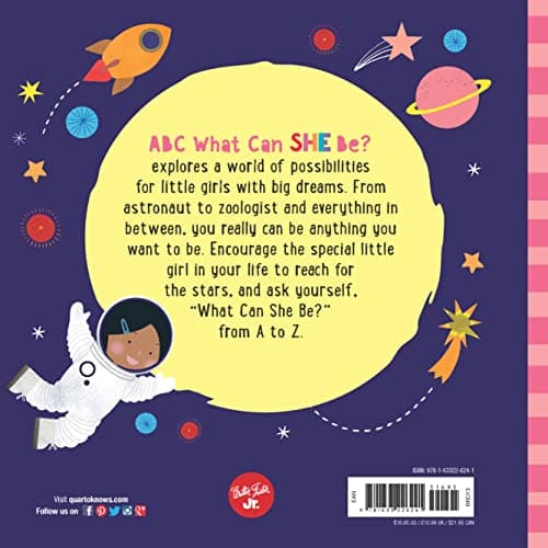 ABC for Me: ABC What Can She Be?: Girls can be anything they want to be, from A to Z (Volume 5) 1633226247