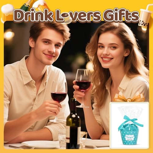 HAPPYPOP Funny Gifts for Women Men - Boba Tea Taco Gifts for Her, Bourbon Coffee Socks