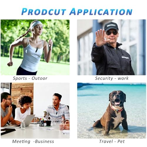 Mini Body Camera with Audio & Video Recording - Small POV Cam 1080P with 64G Card - Wearable Personal Portable Cameras Recorder DV - Night Version Camcorder for Security Work Records Guard Traveling