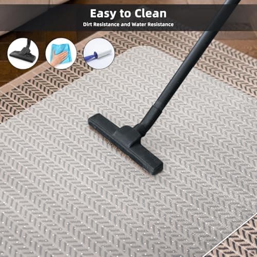 Office Chair Mat for Carpet Floor, Heavy Duty Desk Chair Mat for Low/No Pile Carpeted Floors, Anti Slip Carpets Protector for Home Office (48" x 30")