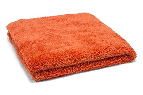 Autofiber Korean Plush Premium Edgeless Microfiber Detailing Towels (16"x16") 4-Pack (Orange)