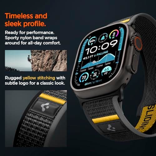 Spigen for Apple Watch Band, Athlex Air Compatible with Ultra 3/2/1 49mm, Series 11/10 46mm, 9/8/7 45mm, SE3/SE2/SE/6/5/4 44mm, 3/2/1 42mm