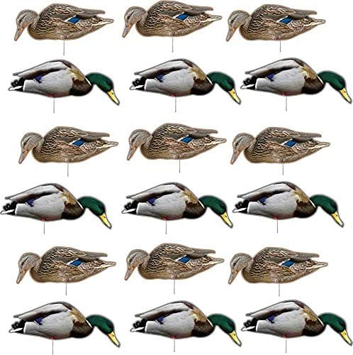 TCDesignerProducts 2D Wildlife Silhouette Decoys, Photo-Realistic Hunting Decoys for Snow Geese, Coyotes, Whitetail Bucks & Does, Mallards, Turkeys, Canadian Geese – Motion & Easy Setup
