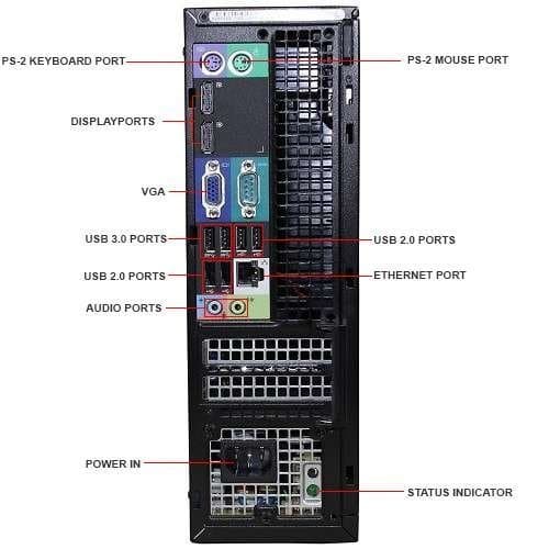 Dell Optiplex 9020 SFF Computer Desktop PC, Intel Core i5 Processor, 16GB Ram, 2TB Hard Drive, WiFi, Bluetooth 4.0, DVD-RW, Dual 24 Inch LCD Monitors Windows 11 Pro (Renewed)