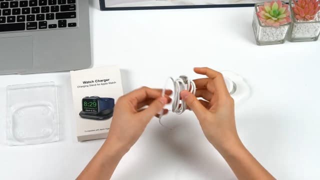 for Apple Watch Magnetic Charging Dock - Fast Magnetic Charger Stand, Compatible with Apple Watch Series 2/3/4/5/6/7/8/9/10/Ultra 1 2, Supports Nightstand Mode, Portable Design for Travel