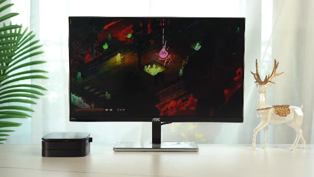 KAMRUI Essenx E1 Mini PC, N95 Processor (up to 3.4GHz), 12GB LPDDR5 RAM 256GB M.2 SSD, Mini Desktop Computer Support Dual 4K, WiFi, Ethernet for Business, Office, Home