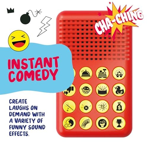 KNUCKLHEAD Sound Effects Machine - 16 Hilarious Sounds - Stocking Stuffer - Boys Prank Gifts for Kids- 6 7 8 9 10 Year Old Boy Gifts - Fun Boys Toys for Ages 8-13 - Cool Gadgets for Teens Gift