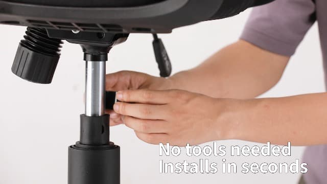 Salbree Office Chair Hero Fix Attaches Clamps to Large Cylinder Piston Stops Your Chairs from Sinking When Computer Hydraulic Lift Has No Gas Stop Replacement