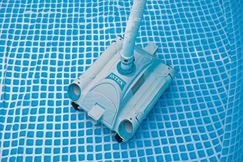 Intex 28001E Above Ground Pool Automatic Pool Cleaner Pressure Side Vacuum Cleaner with 24 Foot 7 Inch Hose for Intex Pools Only w/ a 1.5 Inch Fitting
