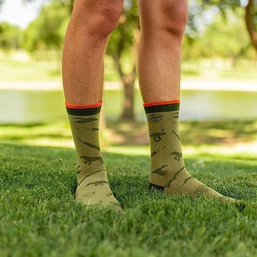 Lavley Funny Fishing and Hunting Socks for Men
