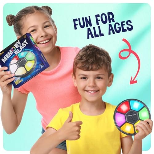 Memory Game for Kids - Gifts for Boys & Girls - 6 7 8 9 10 11 Year Old Boy Birthday Gifts - Kids Games - Toys for 10 Year Old Boy - Car Handheld Travel Games Road Trip for Ages 4-8, 6-8, 8-12 Years