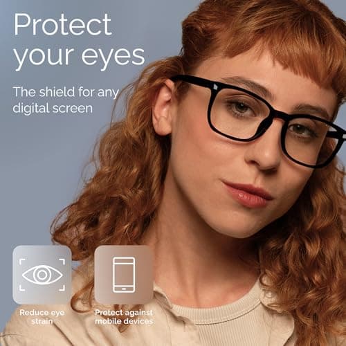 livho High Tech Blue Light Glasses - Advanced Blue Light Blocking Computer Glasses - Screen Fatigue & UV Protection