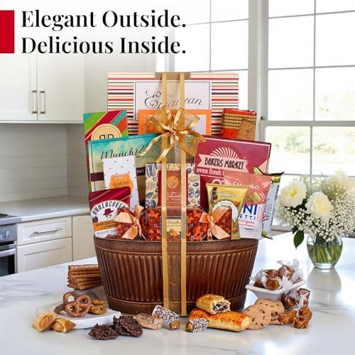 Broadway Basketeers Gift Basket Gifts for Women, Men, Families, Teacher, College, Appreciation, Thank You Present, Birthday, Corporate, Get Well, Sympathy Care