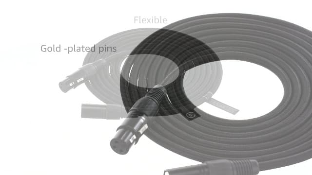 Elgato XLR Cable – Shielded Microphone Cable for Studio Recording and Live Production, Gold-Plated Pins, Male to Female, for Mic and Balanced Analog Line Levels, 10ft/3m