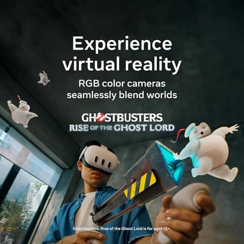 Meta Quest 3 512GB | VR Headset — Thirty Percent Sharper Resolution — 2X Graphical Processing Power — Virtual Reality Without Wires — Access to 40+ Games with a 3-Month Trial of Meta Horizon+ Included