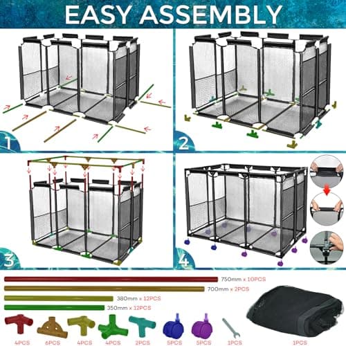 Pool Float Storage Organizer for Pool Noodles Floats Inflatables Towels - Ultimate Outdoor Pool Toy Storage Bin - XXL Black HDuty Metal - Pool Float Holder - Pool Storage Bin For Easy Poolside Cleanup