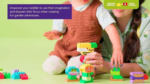 LEGO DUPLO Town Creative Garden & Flowers Building Toy Playset - Preschool Learning and Educational Flower Toy for Toddlers, Boys and Girls, Ages 2+ - Baby Gift Idea - 10444 B0DJ184XFZ