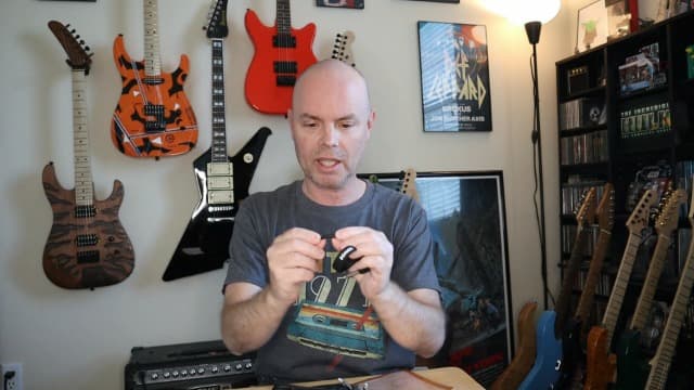 Donner 6 Inch Guitar Patch Cable Guitar Effect Pedal Cables Black 6 Pack