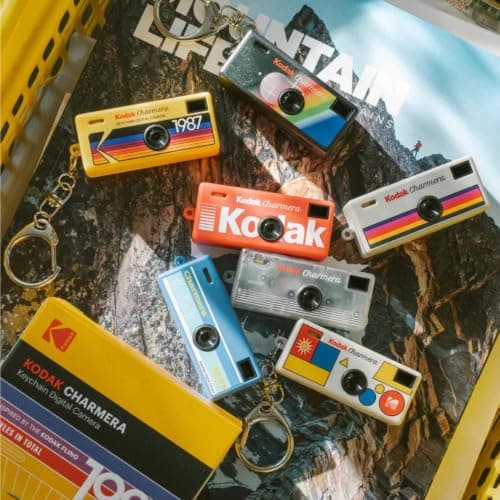 KODAK CHARMERA Keychain Digital Camera Blind Box Single Box (1PC),Mini Camera,Digicam,Video Recording,Bag Charm,1.6 Megapixels,Micro SD Card Slot,for Beginners Teens and Adults B0FKBDT8FR