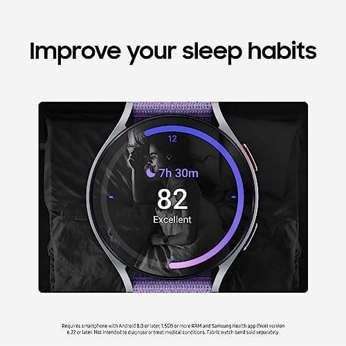 SAMSUNG Galaxy Watch 6 40mm Bluetooth Smartwatch w/ Fitness Tracker, Personalized HR Zones, Advanced Sleep Coaching, Heart Monitor, BIA Sensor, US Version, Graphite (Renewed)