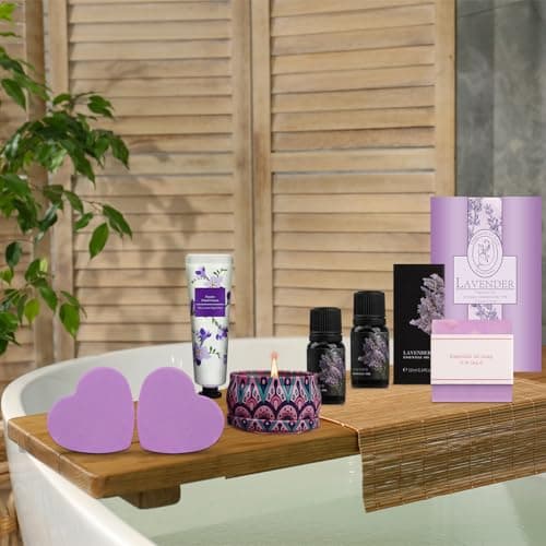 Birthday Gifts for Women, Spa Gifts Baskets for Women, Relaxation Self Care Kit, Care Package Box for Woman, Giftware Idea for Mom, Wife, Friends, Sister, Daughter