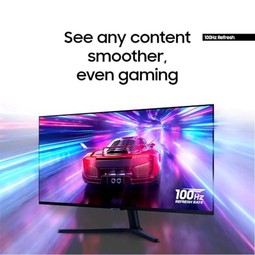 Samsung 34" ViewFinity S50GC Series Ultrawide QHD Monitor, 100Hz, 5ms, HDR10, AMD FreeSync, Ultrawide Screen, Eye Care, Thin Bezels, PIP, PBP, LS34C50DGANXZA, 2023, Black