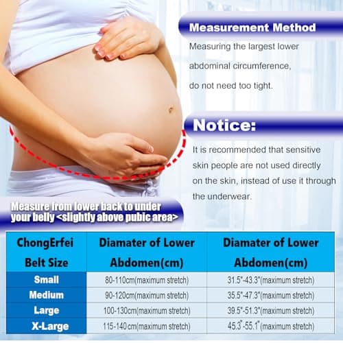 ChongErfei Maternity Belt, Pregnancy 3 in 1 Support Belt for Back/Pelvic/Hip Pain, Maternity Band Belly Support for Pregnancy Belly Support Band (L: Fit Ab 39.5"-51.3", Black)