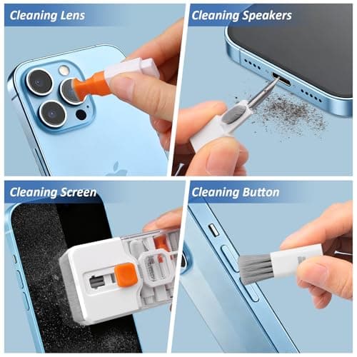 Electronics Deep Cleaning Reusable Brush Tool, Screen-Safe Spray, for iPhone iPad Macbook Airpod Camera, Gaming Accessories Ordilend Keyboard Cleaner & Laptop Cleaning Kit, All-in-1 for Computer PC B0C2VBXRYG
