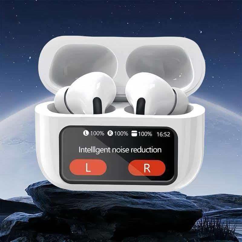 UNVO Wireless Earbuds with Intelligent Noise Reduction,Wireless Earbuds, Bluetooth 5.4 Headphones with Multifunctional Touch Screen, Hi-Fi Stereo Ear Buds with ANC+ENC Noise Cancelling Mic