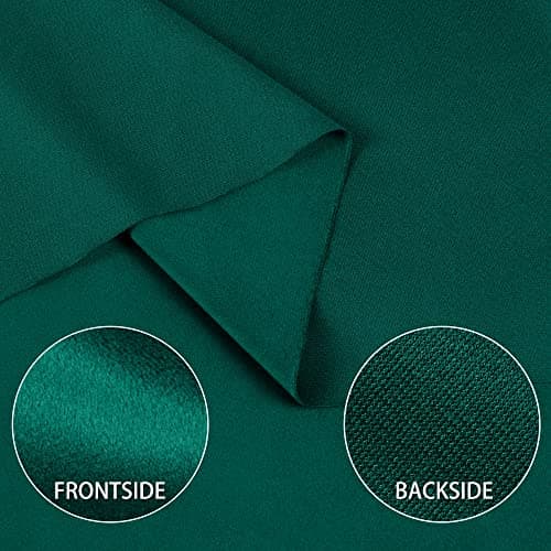 Velvet Upholstery Fabric - Luxurious, Soft for Home Décor, Sofa, Chair, Cushion Projects (Green, 1 Yard)