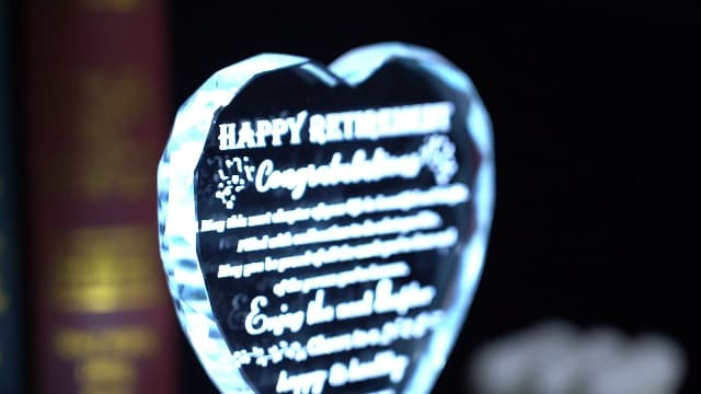 Retirement Gift for Women Men Crystal Best Retirement Gifts Keepsake Meaningful Farewell Gifts for Friends Leaving Gifts Plaque for Women Crystal Happy Retirement Gifts for Doctor Nurses Teacher