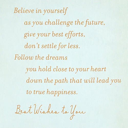 Hallmark Graduation Card (Path to True Happiness)