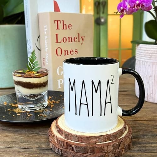 VLUG Promoted to Mom Again Mug, New Mom to Be Again Gifts, Mama of Two Kids Mug, Pregnancy Announcement Gift for 2026 Mother, New Great Mamas Mugs, Baby Shower Mothers Day Gifts