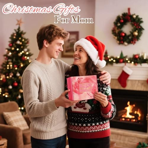Unique Christmas Gift Baskets Set, Personalized Spa Presents for Birthday, Valentines, Mothers Day Eletorot Gifts for Mom from Daughter Son, Wife, Grandma, Sister, Friend B0D814KBSQ