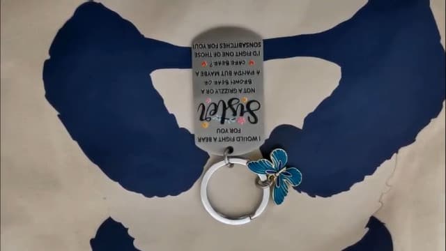 Funny Sister Birthday Gift Ideas From Brother Cute Keychain