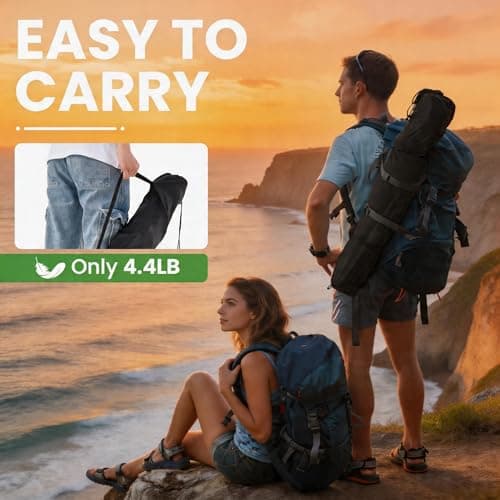 2 Pack Lightweight Folding Camping Chairs, Outdoor Lawn Beach Chair with Cup Holder & Carry Bag for Travel, Fishing, Picnic, Backyard, Hiking