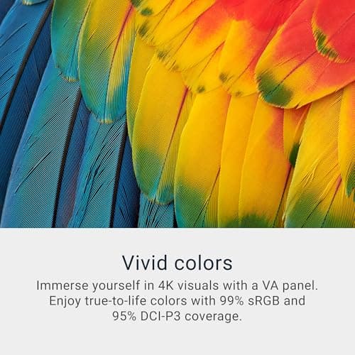 Dell 32 Plus 4K Monitor - S3225QS - 31.5-inch 4K (3840 x 2160) up to 120Hz 16:9 Display, VA Panel, AMD FreeSync Premium, 99% sRGB, 95% DCI-P3, 1500:1 Contrast Ratio, Comfortview - Ash White