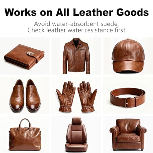 Medium Brown Leather Repair Kit - Recoloring Balm & Dye to Restore Scratches, Faded & Aged Leather & Vinyl Couches, Boots, Car Seats & Furniture
