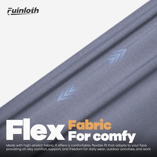 Fuinloth Neck Gaiter, 6 Pack Cooling UV Protection Bandana Face Mask Gator Scarf for Men Women