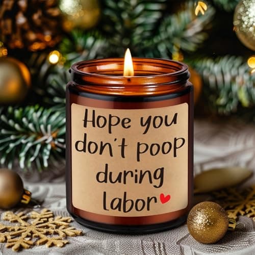Fairy's Gift New Mom Candle for Women, Funny Baby Shower, Pregnancy Gifts for First Time Mom, Pregnant Women Wife Friend, Maternity, Mothers Christmas, Pregnancy Gifts for Expecting Mommy, Mama to Be