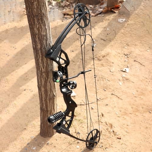 Ready to Hunt Compound Bow Package for Adults，20-70 Lbs Draw Weight, No Bow Press Needed,19”-30” Draw Length,Right Hand Archery Compound Bows Draw Weight Adjustable，Hunting Bow Kit for Beginner