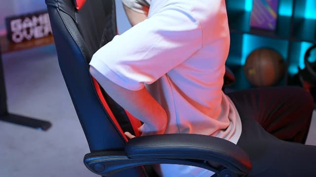 GTPLAYER Gaming Chair, High Back Leather Computer Gaming Chair with Footrest, Ergonomic Height Adjustable Office Chair with Removable Cover and Lumbar Support for Gaming and Work (WT)